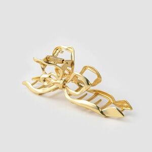 🎀 Golden Bow Hair Claw 🎀